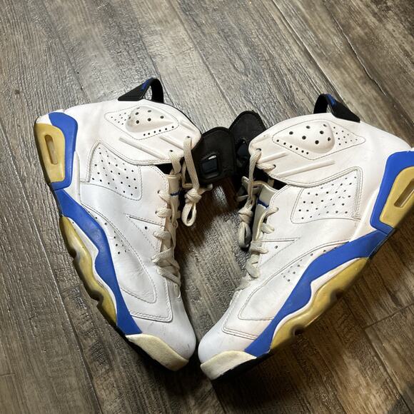 Air Jordan 6 Retro 2014 'Sport Blue Pack' 384664-107 Men's Size 12 - Picture 2 of 9